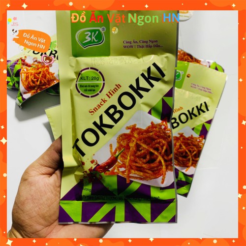 Combo10 gói Snack Hình Tokbokki Siêu Ngon Dai Dai Đồ Ăn Vặt Ngon Cổng Trường