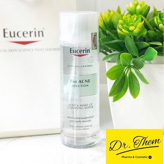 Nước Tẩy Trang Da Mụn Eucerin Pro Acne Solution Acne & Make-up Cleansing Water 200ml