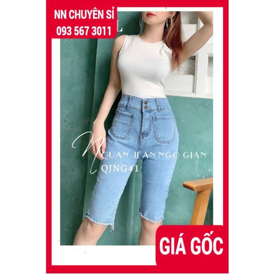 HÀNG ĐẸP - QUẦN JEAN NGỐ GIÃN ÔM BODY ⚡ẢNH THẬT CHỤP SHOP⚡ QUẦN LỬNG ÔM BODY QJNG41  ཾ