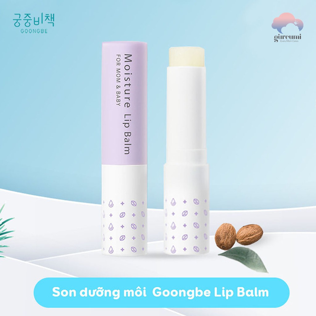 Son dưỡng môi GOONGBE, son dưỡng không màu dạng thỏi 3.3g