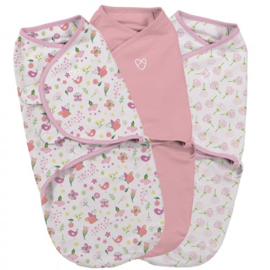 Set 3 chăn quấn Summer Infant, chất liệu cotton (sizeS/M/L - USA)