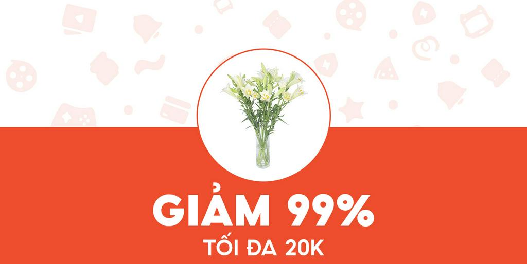 - Dalat.Flowers - Giảm 20K cho Một bó Hoa Loa Kèn HN