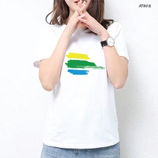 [HOT MẪU MỚI] ÁO THUN NAM NỮ HAY NHÓM IM HỌA TIẾT BA VẾT TÔ MÀU ĐƠN GIẢN SIÊU HOT ĐỦ MÀU ĐỦ SIZE - ATIN18