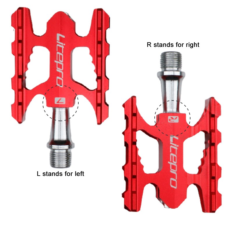 Litepro Bàn Đạp Xe Đạp K3 Bàn Đạp Chịu Lực Chống Trượt Hợp Kim Nhôm Siêu Nhẹ Thích Hợp Cho Xe Đạp Leo Núi Bàn Đạp Xe Đạp Gấp Gọn Xe Đạp Đường Trường