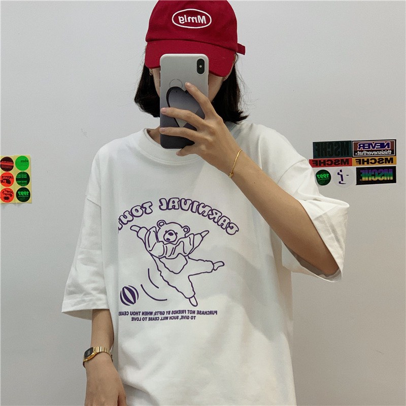 Áo thun nam nữ unisex tay lỡ form rộng 3170 , Áo thun form rộng Oversize Ulzzang  HM1986 | BigBuy360 - bigbuy360.vn