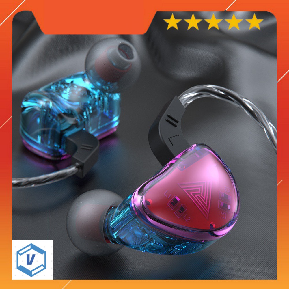 Tai nghe nhét tai QKZ AK9 super BASS 2021, nghe nhạc, chơi Game, âm thanh đỉnh cao