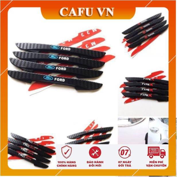 Bộ 4 miếng dán cửa chống xước miếng dán chống va đập dán cửa ô tô chống xước - CAFU VN