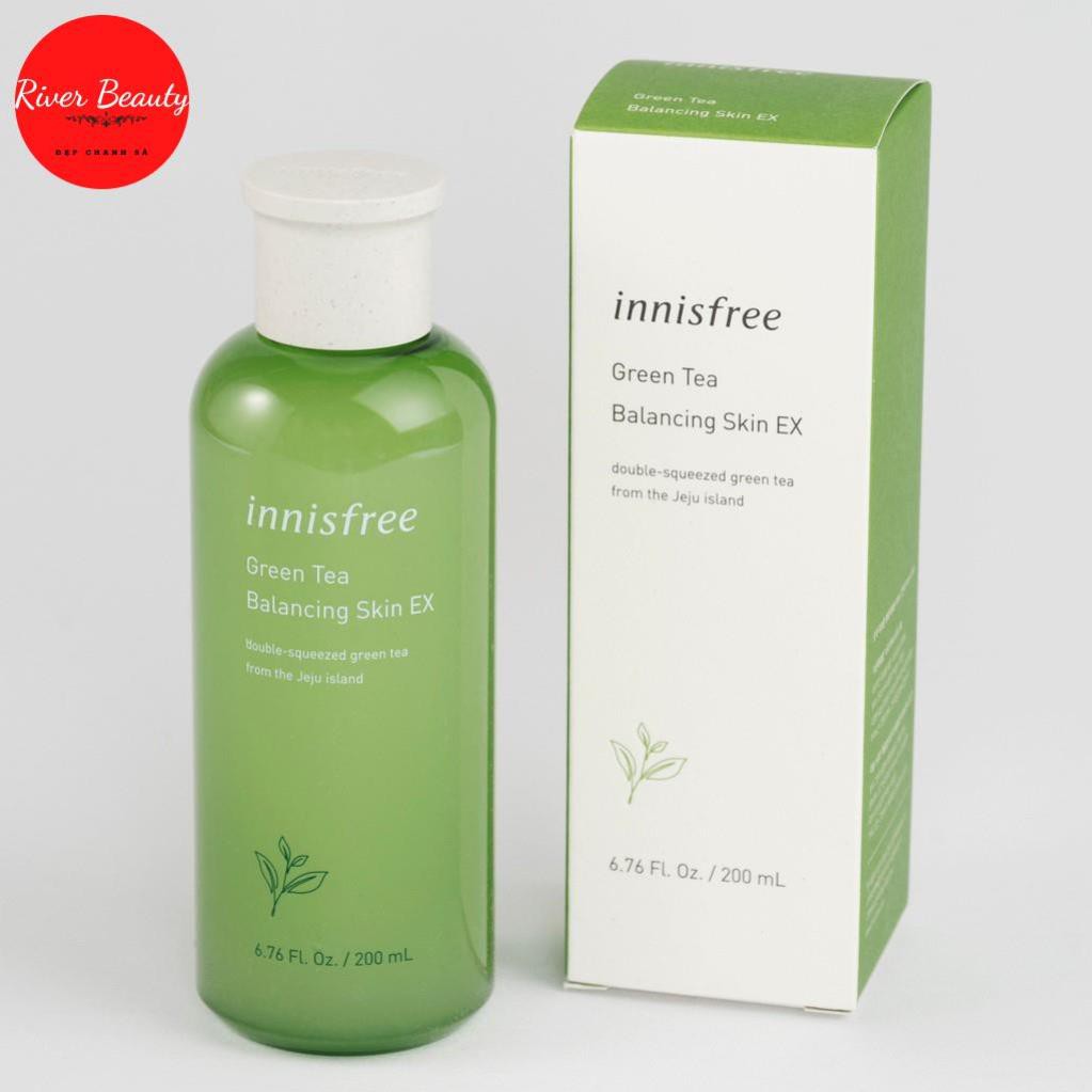 Nước Hoa Hồng Innisfree Trà Xanh Green Tea Balancing Skin Ex [FREE SHIP]