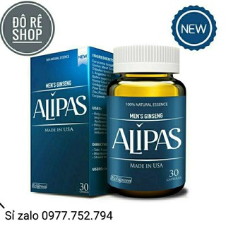 Sâm Alipas Mới Hộp 30 Viên ( Còn Tem Tích Điểm Chính Hãng )