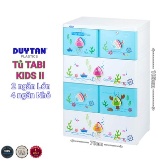 Tủ Nhựa Duy Tân TABI-KIDS II 4 Tầng DƯƠNG