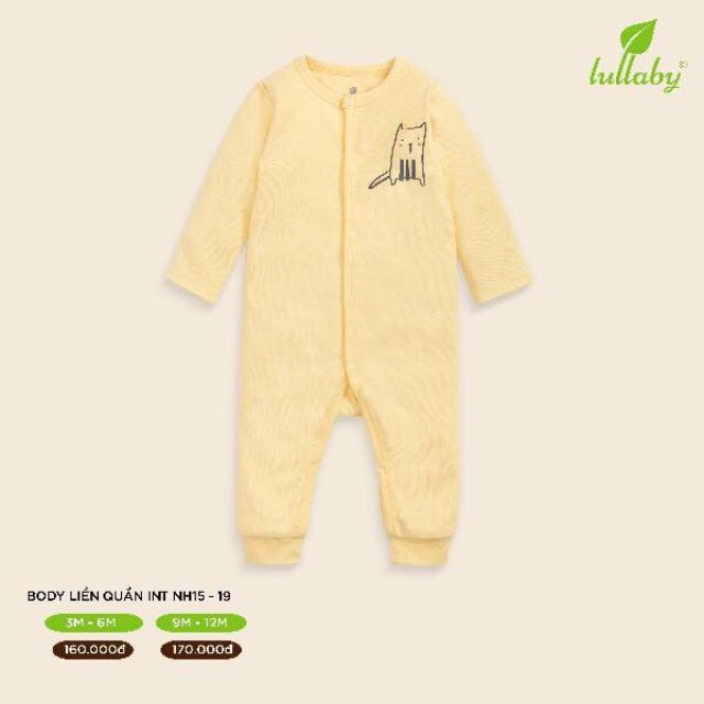 Body liền quần cotton Lullaby NEW 2019 siêu mềm mịn, hàng cao cấp chính hãng