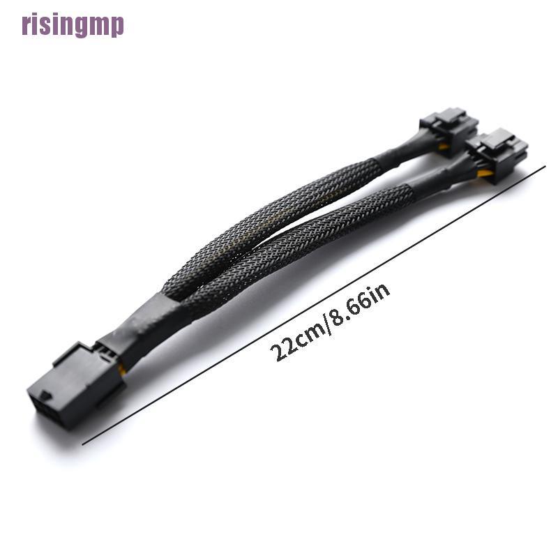 Bộ chuyển đổi nguồn điện GPU PCIe 8 Pin Female sang Dual 2X 8 Pin (6+2) Male PCI