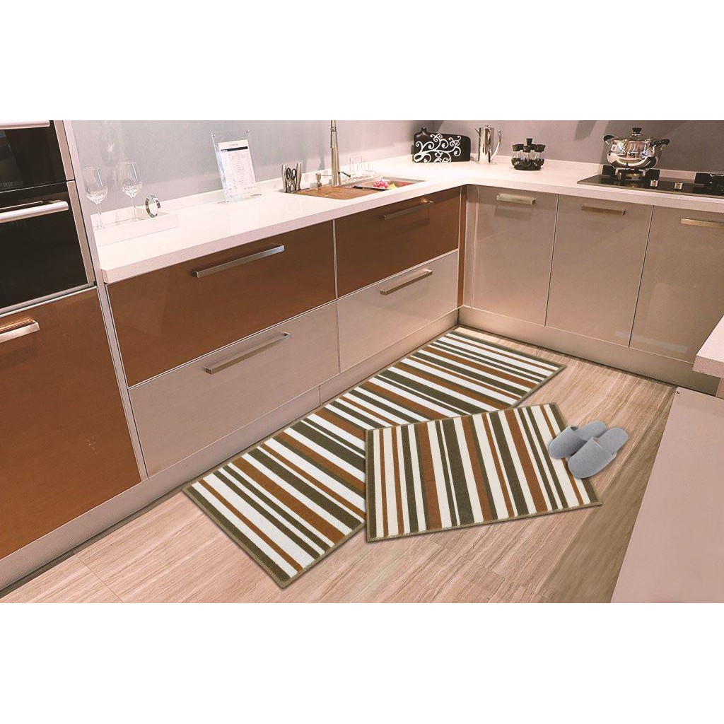 Thảm Carmi 45* 70 hoặc thảm 45*120 cm Siêu Thấm Nước, Chống Trơn Trượt Nhà Bếp