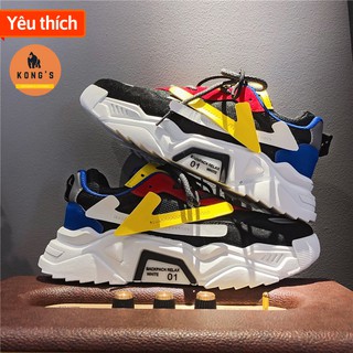 Giày sneaker nam siêu hot 2020, hàng siêu cấp, đế tăng chiều cao 6cm NY03