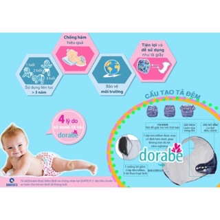 Bỉm Đêm DORABE Size 3-24kg