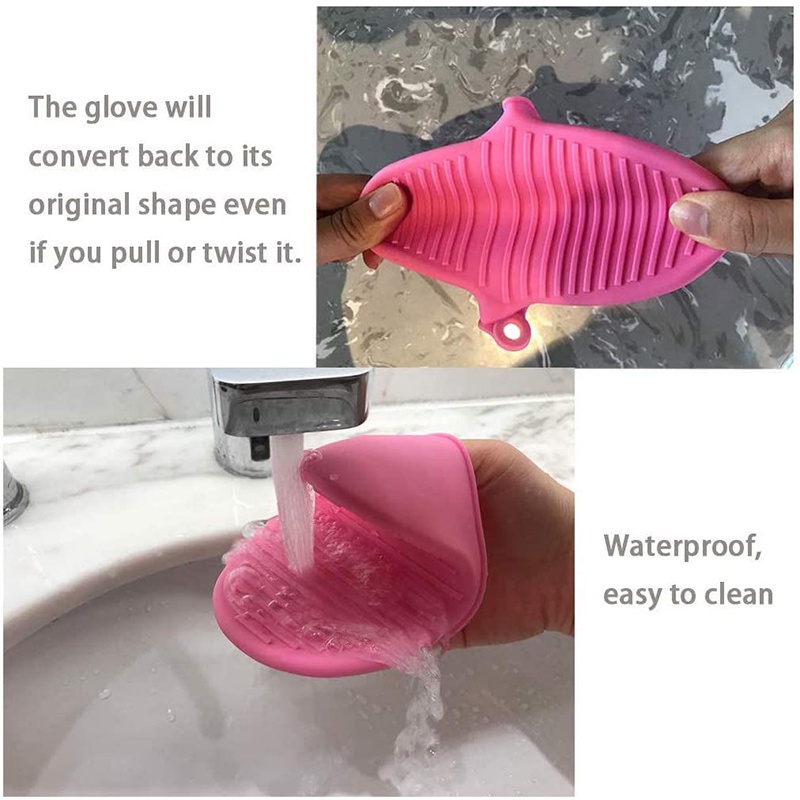 1 Dụng Cụ Nhấc Nồi Bằng silicone Chịu Nhiệt Cao Có Móc Treo Tiện Lợi YKD JP5