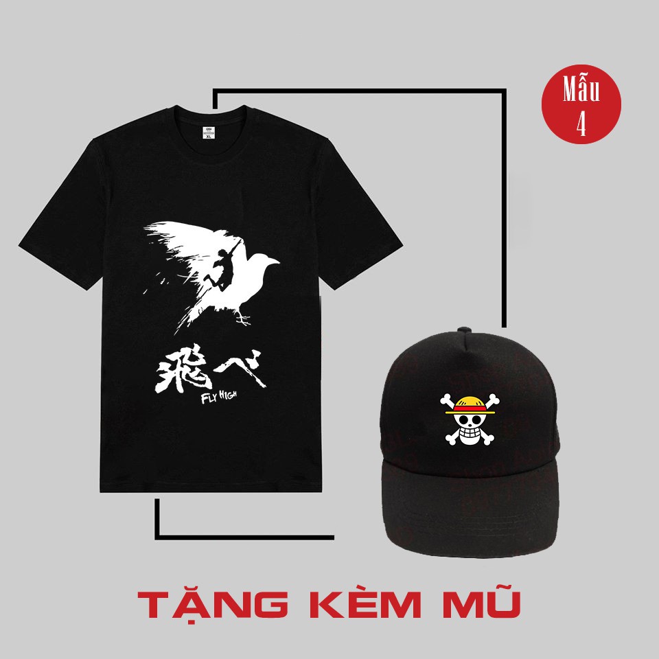 NEW - 🔥SALE🔥BST ÁO THUN ONE PIECE , Kimetsu, naruto , Haikyuu cực đẹp kèm khuyến mãi