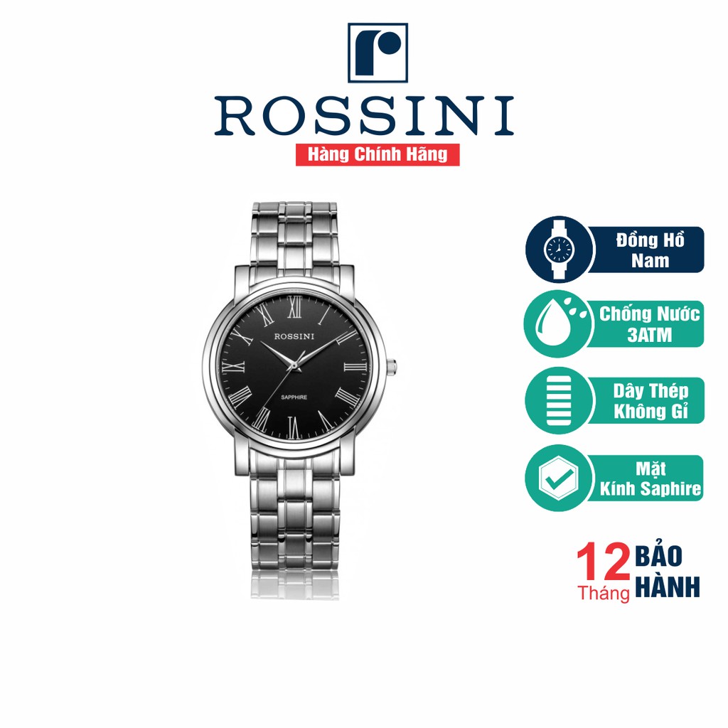 Đồng Hồ Nam Cao Cấp Rossini - 5489W04B - Hàng Chính Hãng