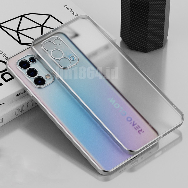 ốp lưng điện thoại mạ sang trọng tương thích Cho Oppo A94 A53 2020 A32 A12 A5 2020 A9 2020 A11K A91 A52 A15 A15S Reno5 Pro Reno6 Pro Ốp mềm silicon TPU trong suốt case