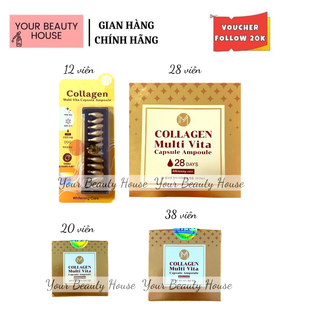 Tinh Chất Collagen Tươi Chống Lão Hóa Da Multi Vita