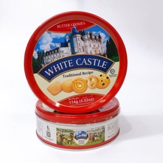 BÁNH QUY BƠ WHITE CASTLE HỘP THIẾC 114G