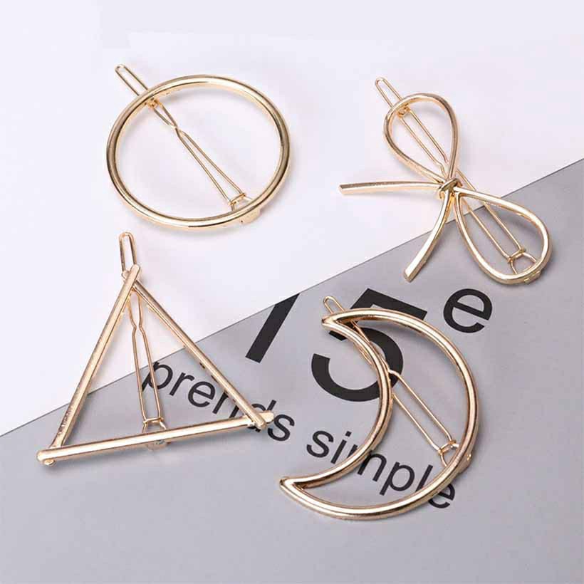 Kẹp Tóc Kim Loại Nhiều Mẫu Năng Động Phong Cách Hàn Quốc store4girls