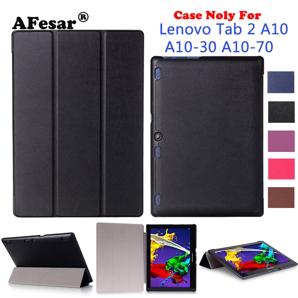 Bao da máy tính bảng chất liệu PU thiết kế sang trọng cho Lenovo Tab 2 A10-30 A10-70
