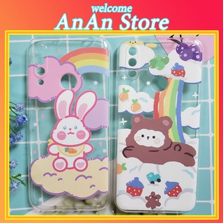 Ốp lưng Vsmart Joy 3 ❤️ Ốp lưng Vsmart Live ❤️ Ốp lưng Vsmart Active 3 v.v.. dẻo trong in hình Rainbow - AnAn Store