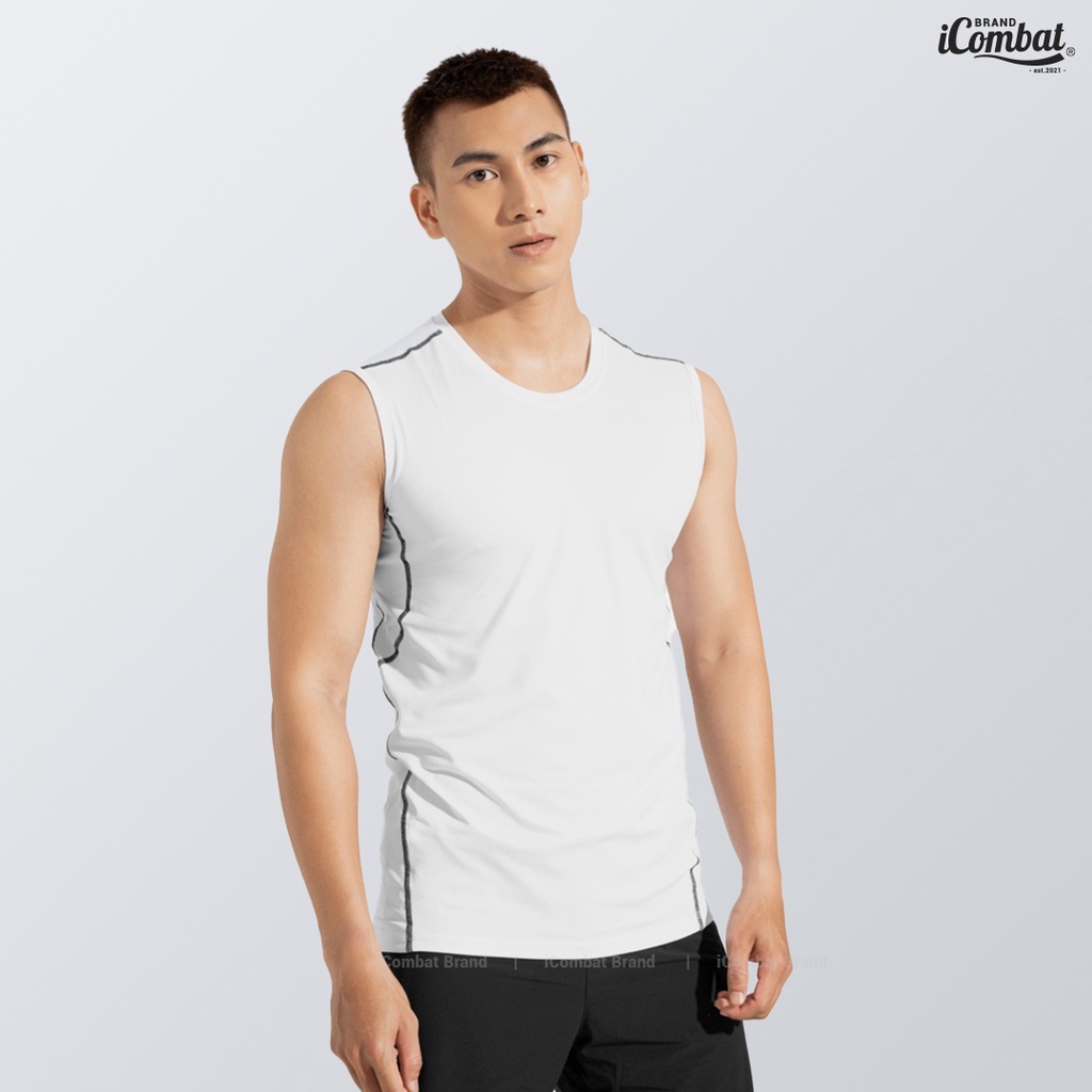 Áo tank top BODY thể thao nam iCombat form ôm áo sát nách co giãn 4 chiều
