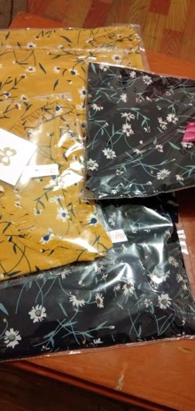 Áo sơ mi cổ nơ tay loe