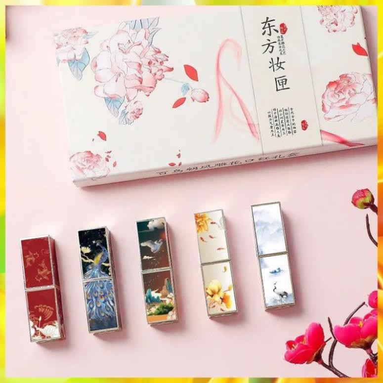 【Hàng Cao Cấp】Son Môi Cao Cấp- Son Set 5 Cây Son Thỏi Màu Lì Siêu Đẹp-Siêu Cá Tính,Không Chì Không Độc Hại-MS014 | BigBuy360 - bigbuy360.vn
