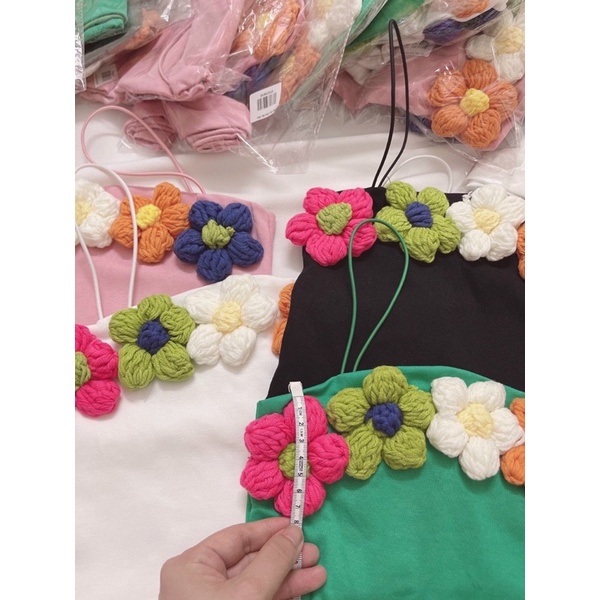 Áo hai dây hoa thêu hot ☘️☘️☘️☘️Uk alohashop91