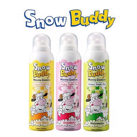 Sữa Tắm Trẻ Em Snow Buddy Whipping Cleanser Hàn Quốc 200ml An Toàn Cho Da Bé