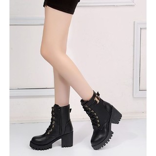 [SALE] Boot da đế thấp