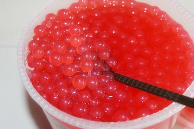 Hạt thuỷ tinh/hạt nổ Dâu tây