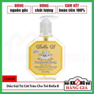 [CHÍNH HÃNG] Dầu Gội Trị "Cứt Trâu" Cho Trẻ Sơ Sinh Và Trẻ Nhỏ Bella B Baby Shampoo 226Gr Mỹ | Chăm Sóc Da Đầu Trẻ Nhỏ