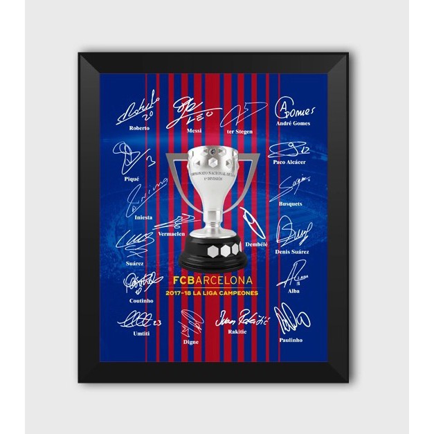 {Football fans}2011 Barcelona UEFA Champions League final start photo frame Barcelona fans gift photo wall bar decoration