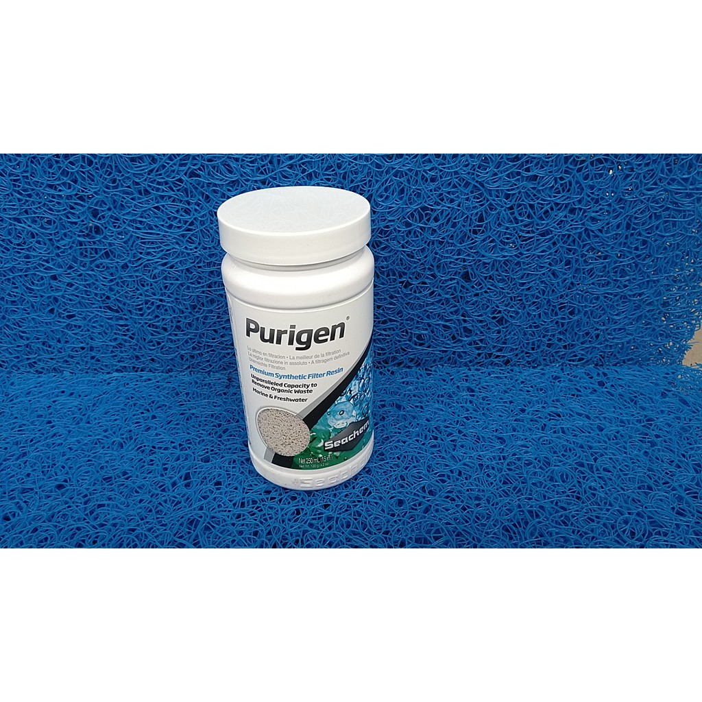 Purigen Seachem hủ 250ml, khử màu, mùi hôi, độc tố hồ cá.