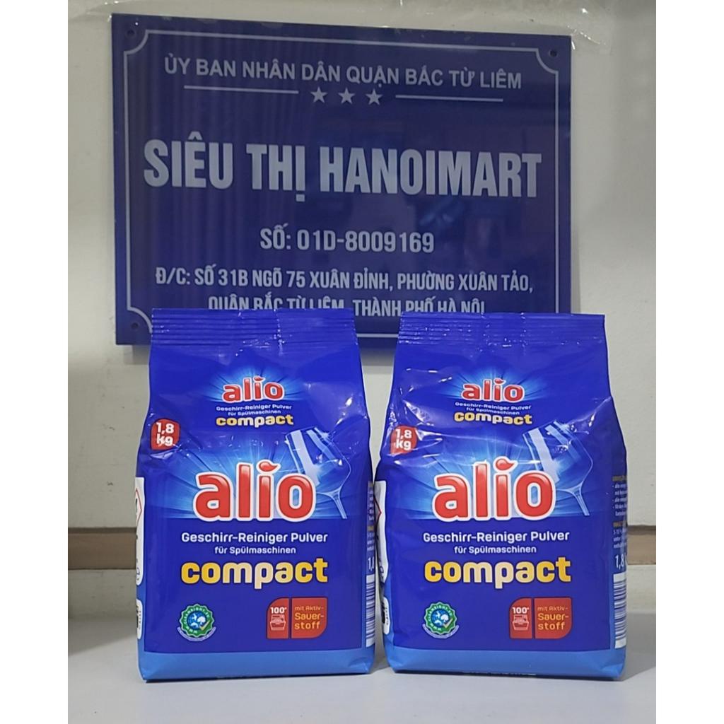 Bột rửa bát alio 3,6kg, Combo 2 hộp bột alio 1,8kg, Combo bột rửa bát alio + muối rửa bát alio + nước làm bóng alio