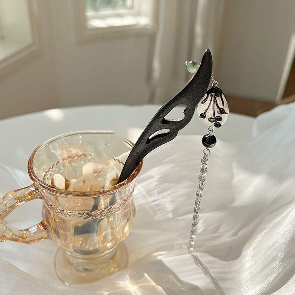 Trâm Cài Tóc Dây Xích Dài Phong Cách Hanfu Cổ Điển Cho Nữ