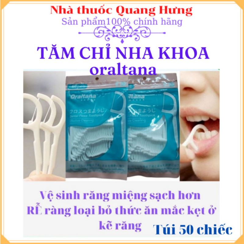 Tăm chỉ nha khoa 5 sao ORALTANA