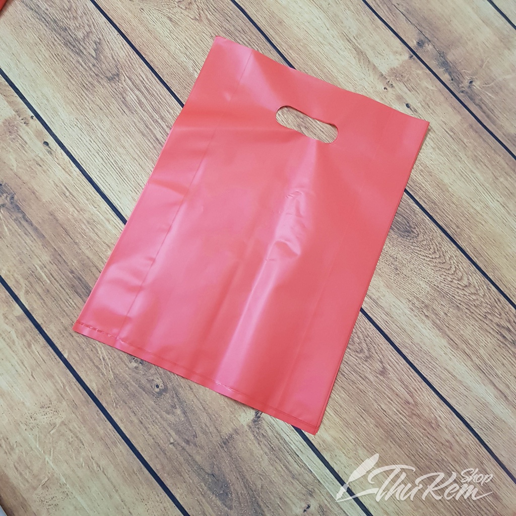Túi Nilon PE/ túi xốp đỏ đựng đồ, đựng quà tặng, gói hàng nhiều kích thước