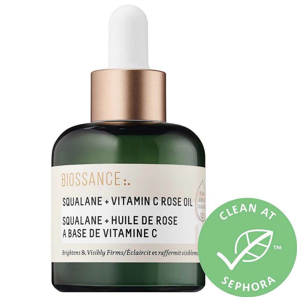 Dầu Dưỡng hữu cơ Biossance Squalane + Vitamin C Rose Oil