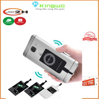 Miếng Dán Hỗ Trợ Sạc Không Dây Chuẩn Qi Đầu Android/Type-C/Lightning iPhone