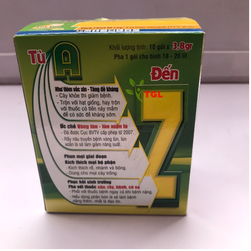 Phân bón lá sinh học Comcat 150WP, Thuốc Kích Thích Sinh Trưởng Cây Trồng - Gói 3,8gr