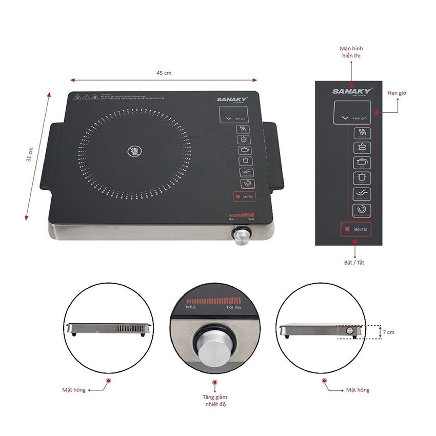 Bếp hồng ngoại Sanaky SNK-2525HGN