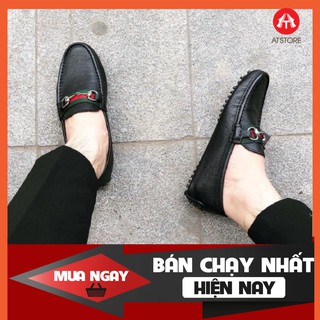 Giày lười nam, giày mọi - Đế Cao Su âm - Da  mềm đi êm chân - Bảo hành 12 tháng ( Mã GL04)