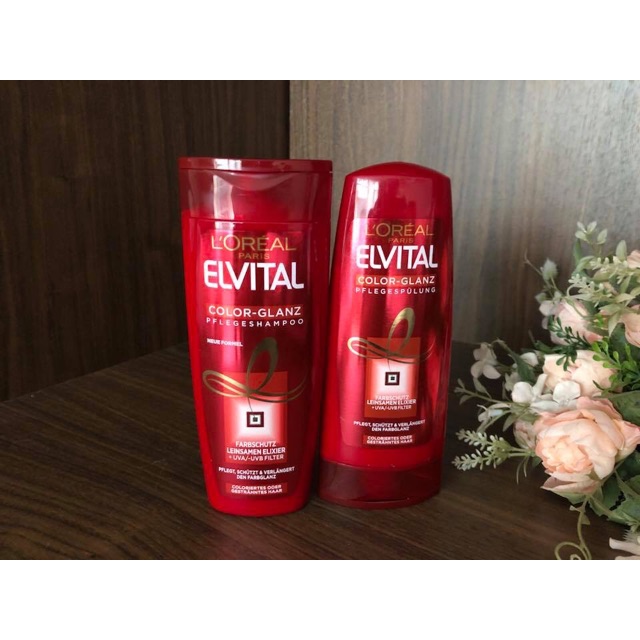 Dầu gội Loreal Elvital dành cho tóc nhuộm