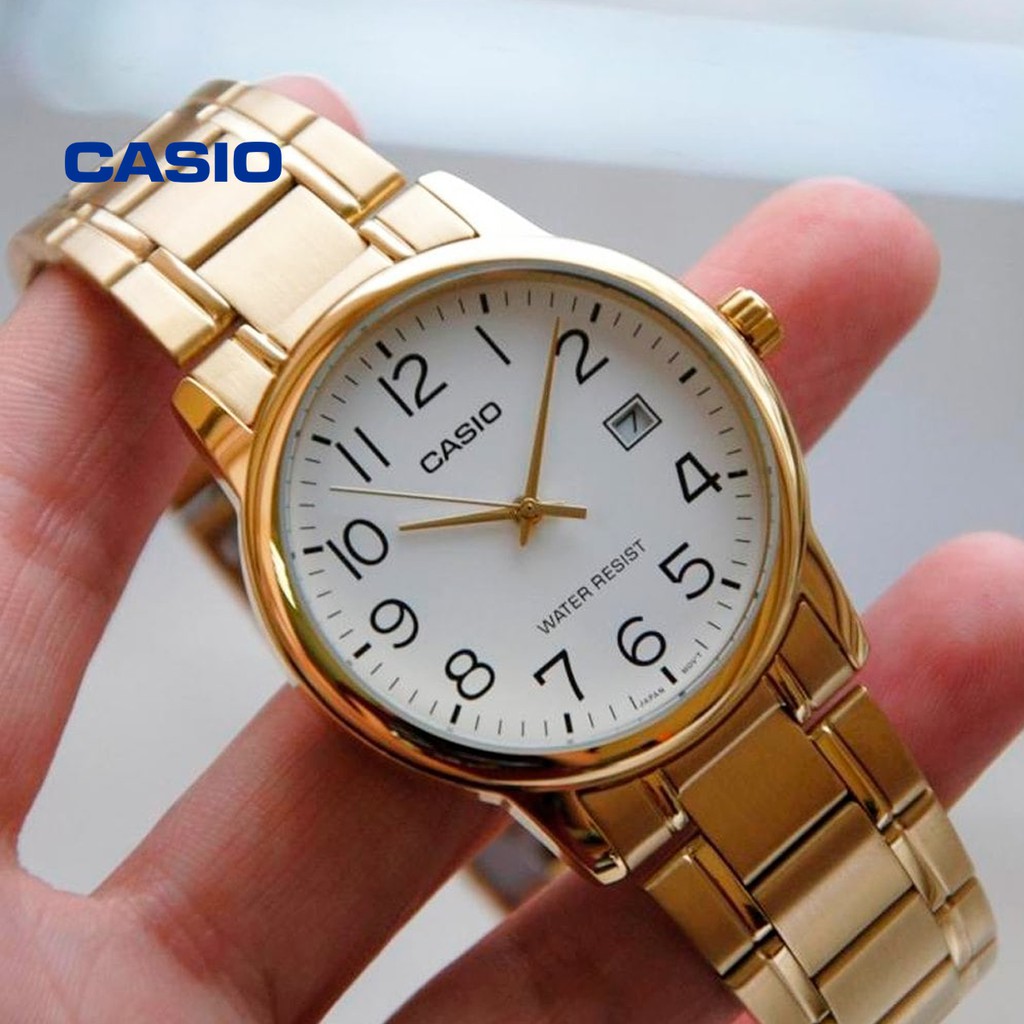 Đồng hồ nam CASIO MTP-V002G-7B2UDF chính hãng - Bảo hành 1 năm, Thay pin miễn phí