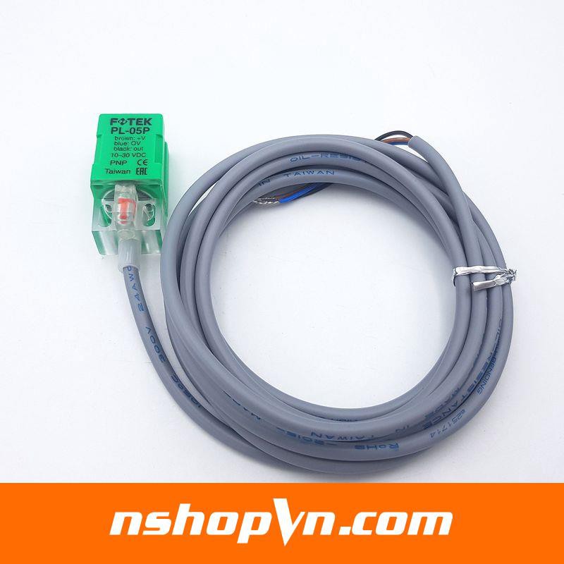 Cảm biến kim loại tiệm cận FOTEK PL-05P PNP điện áp 10-30VDC khoảng cách phát hiện 5mm